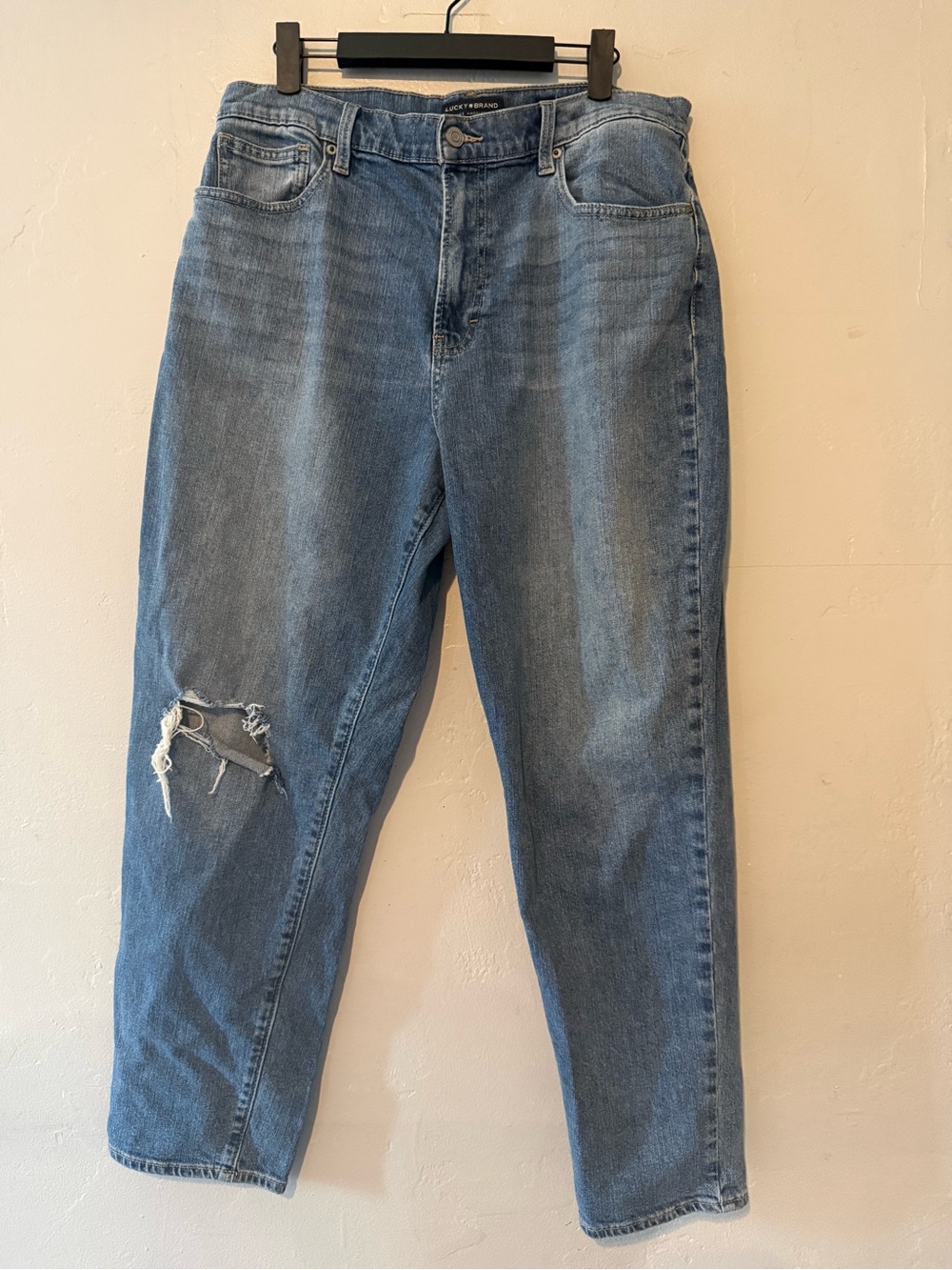 Lucky Brand Drew High-Rise Mom Distressed Women's Jeans